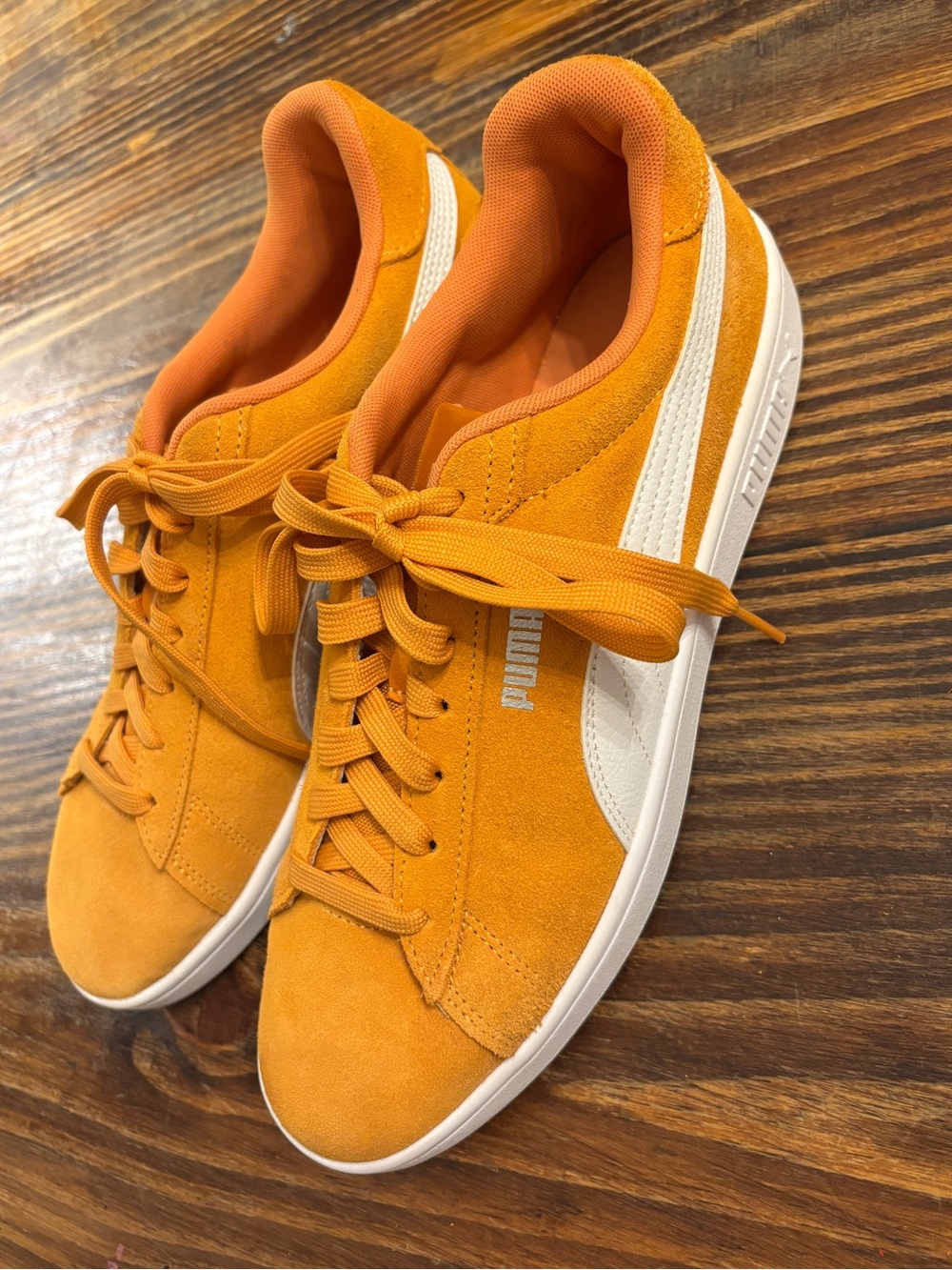 Puma Smash V2 SD Suede Sneakers Orange